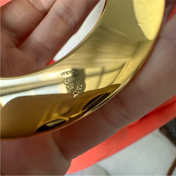 24K gold plated Celine vintage EXTRA LARGE necklace - Picture 9 of 13